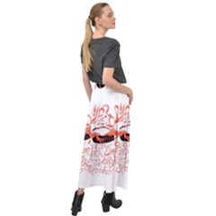 Velour Split Maxi Skirt 