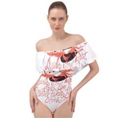 Off Shoulder Velour Bodysuit  