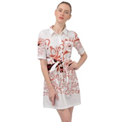 Belted Shirt Dress 