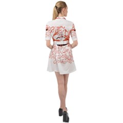 Belted Shirt Dress 