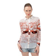 Long Sleeve Chiffon Shirt 