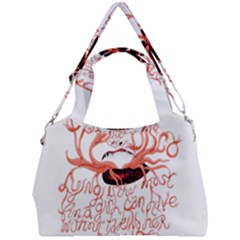 Double Compartment Shoulder Bag 