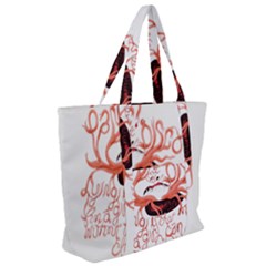 Zip Up Canvas Bag 