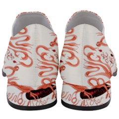 Women Slip On Heel Loafers 