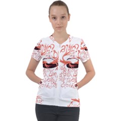 Short Sleeve Zip Up Jacket 