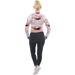 Long Sleeve Cropped Velvet Jacket 