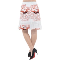 Fishtail Chiffon Skirt 