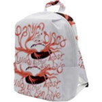 Panic At The Disco - Lying Is The Most Fun A Girl Have Without Taking Her Clothes Zip Up Backpack