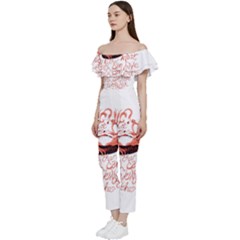 Bardot Ruffle Jumpsuit 