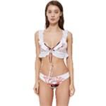 Panic At The Disco - Lying Is The Most Fun A Girl Have Without Taking Her Clothes Low Cut Ruffle Edge Bikini Set