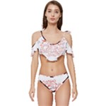 Panic At The Disco - Lying Is The Most Fun A Girl Have Without Taking Her Clothes Ruffle Edge Tie Up Bikini Set	