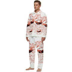 Men s Long Sleeve Velvet Pocket Pajamas Set 