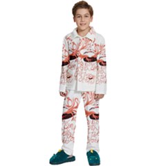 Kids  Long Sleeve Velvet Pajamas Set 