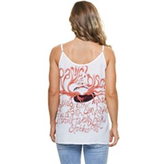 Casual Spaghetti Strap Chiffon Top 