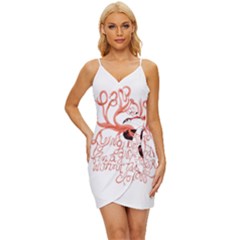 Wrap Tie Front Dress 
