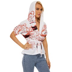 Lightweight Drawstring Hooded Top 