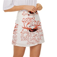 Mini Front Wrap Skirt 