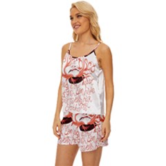 Satin Pajama Short Set 