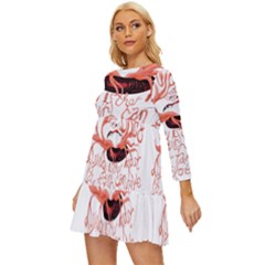 Long Sleeve Babydoll Dress 