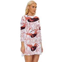 Long Sleeve Babydoll Dress 