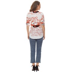 Zip Up Long Sleeve Blouse 
