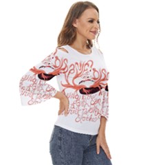 Cut Out Wide Sleeve Top 