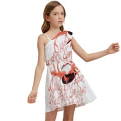 Kids  One Shoulder Party Dress 