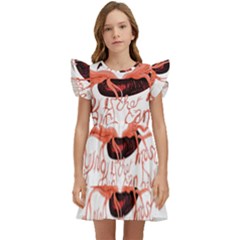 Kids  Winged Sleeve Dress 
