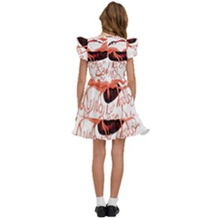 Kids  Winged Sleeve Dress 