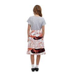 Kids  Ruffle Flared Wrap Midi Skirt 