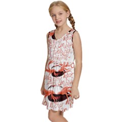 Kids  Sleeveless Tiered Mini Dress 