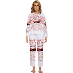 Womens  Long Sleeve Lightweight Pajamas Set 