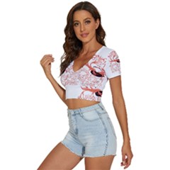V-Neck Crop Top 