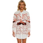 Panic At The Disco - Lying Is The Most Fun A Girl Have Without Taking Her Clothes Womens Long Sleeve Shirt Dress