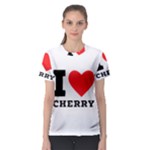 I love cherry Women s Sport Mesh Tee