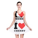 I love cherry Reversible Skater Dress