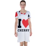 I love cherry Short Sleeve Nightdress