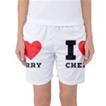 I love cherry Women s Basketball Shorts