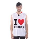 I love cherry Men s Basketball Tank Top