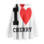 I love cherry High Waist Skirt