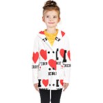 I love cherry Kids  Double Breasted Button Coat