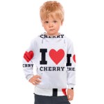 I love cherry Kids  Hooded Pullover