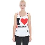 I love cherry Piece Up Tank Top