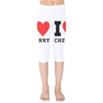 I love cherry Kids  Capri Leggings 