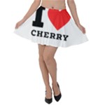 I love cherry Velvet Skater Skirt