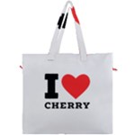 I love cherry Canvas Travel Bag