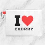 I love cherry Canvas Cosmetic Bag (XL)