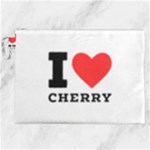 I love cherry Canvas Cosmetic Bag (XXL)