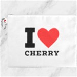 I love cherry Canvas Cosmetic Bag (XXXL)