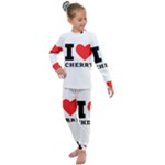 I love cherry Kids  Long Sleeve Set 